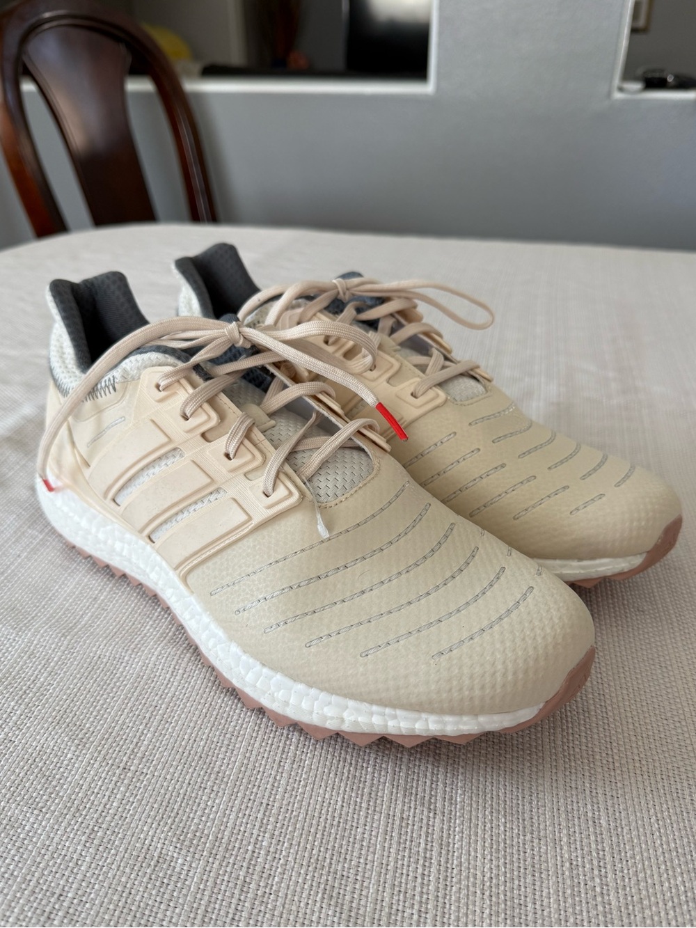 adidas Men’s ultraboost DNA 22 cream Athletic Running Shoes